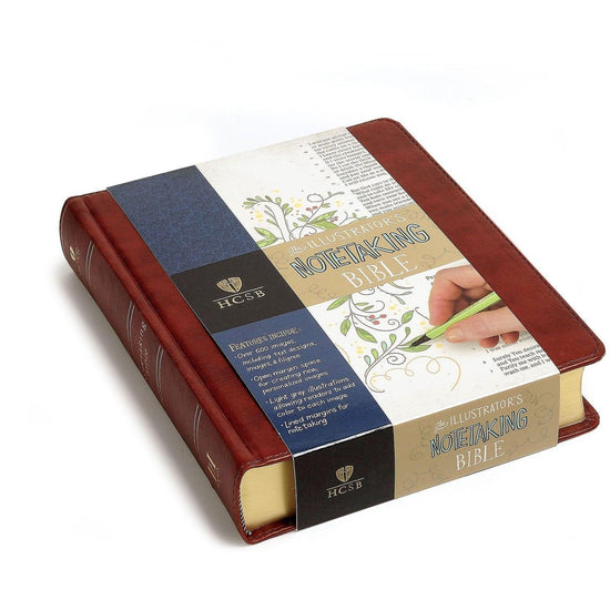 HCSB Illustrator's Notetaking Bible, British Tan, LeatherTouch - Pura Vida Books