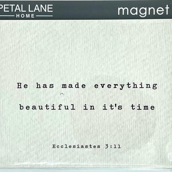 He has made everything beautiful - Magnet - Pura Vida Books