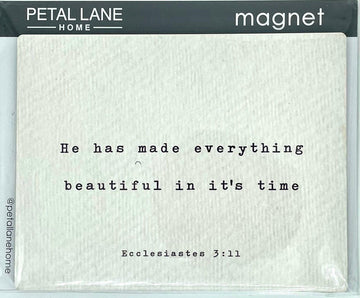 He has made everything beautiful - Magnet - Pura Vida Books