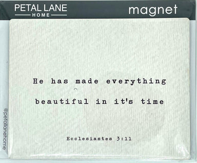 He has made everything beautiful - Magnet - Pura Vida Books