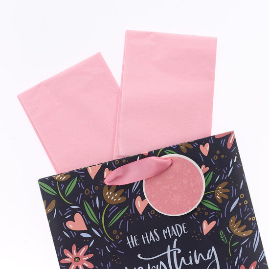 He Has Made Everything Beautiful Medium Gift Bag - Ecclesiastes 3:11 - Pura Vida Books