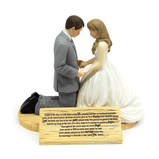 Hear Our Prayer Bride and Groom Figurine - Pura Vida Books