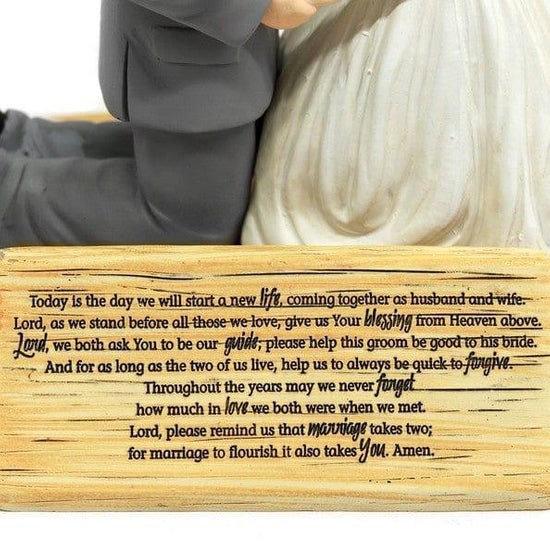 Hear Our Prayer Bride and Groom Figurine - Pura Vida Books