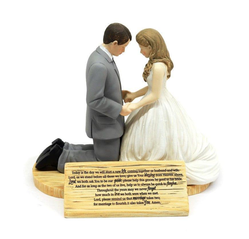 Hear Our Prayer Bride and Groom Figurine - Pura Vida Books