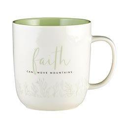 Heart and Soul Mug - Faith can Move Mountains - Pura Vida Books