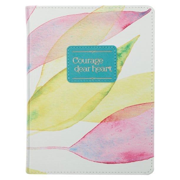 Heartfelt Journal Courage Dear Heart Citrus Leaves - Pura Vida Books