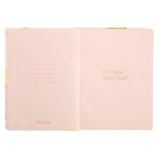 Heartfelt Journal Courage Dear Heart Citrus Leaves - Pura Vida Books