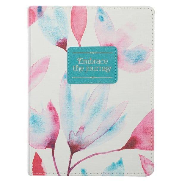 Heartfelt Journal Embrace the Journey Pink Petals - Pura Vida Books