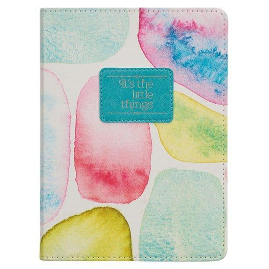 Heartfelt Journal It's the Little Things Abstract Smooth Sea Glass - Pura Vida Books