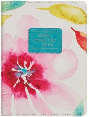 Heartfelt Journal Make Every Day Count Pink Daisies - Pura Vida Books