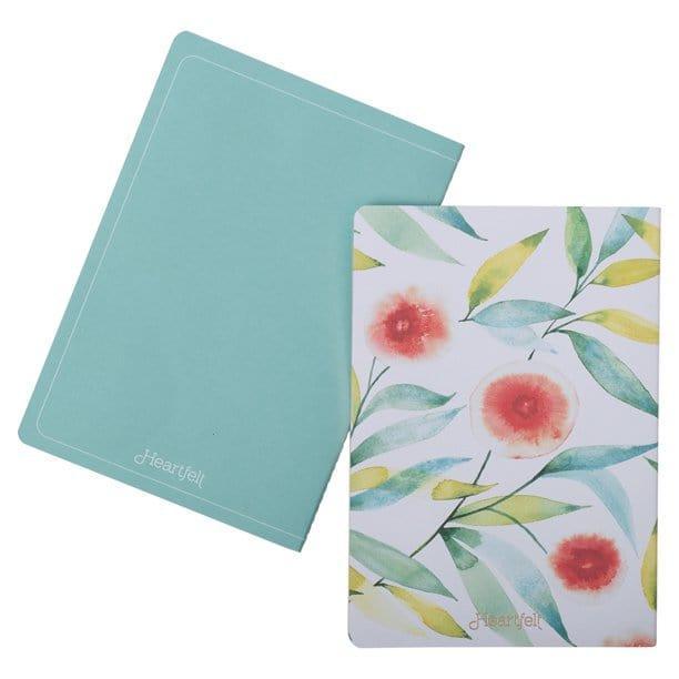 Heartfelt Notebook Set Shine Your Light Orange Blossoms Softcover - Pura Vida Books