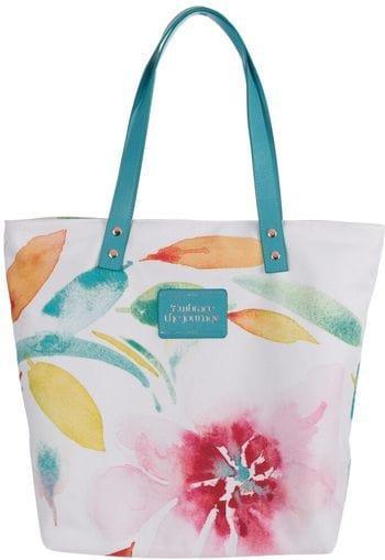 Heartfelt Women's Canvas Tote Bag Embrace the Journey Floral Design Pink Daisies - Pura Vida Books