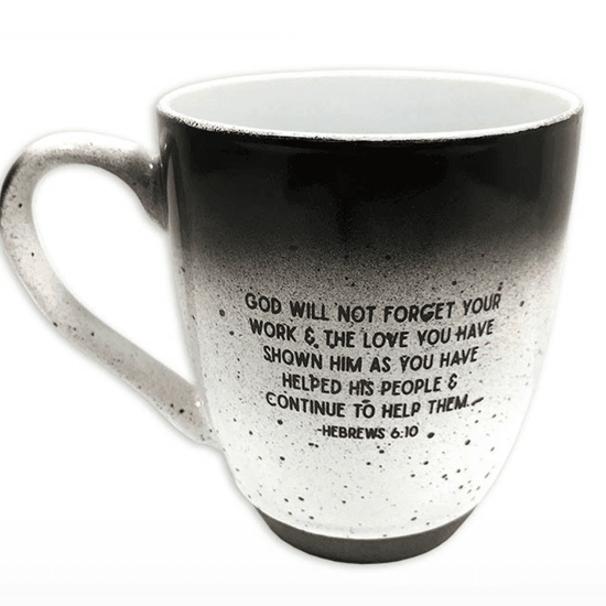 Hebrew 6:10 Pastor Ceramic Mug 15oz - Pura Vida Books