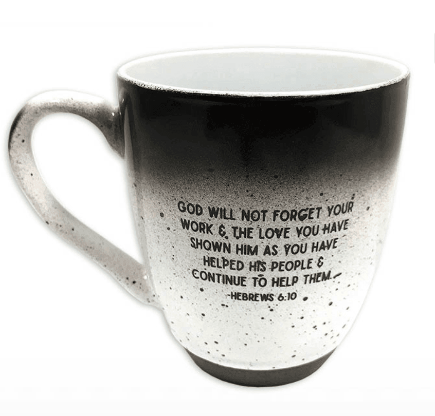 Hebrew 6:10 Pastor Ceramic Mug 15oz - Pura Vida Books