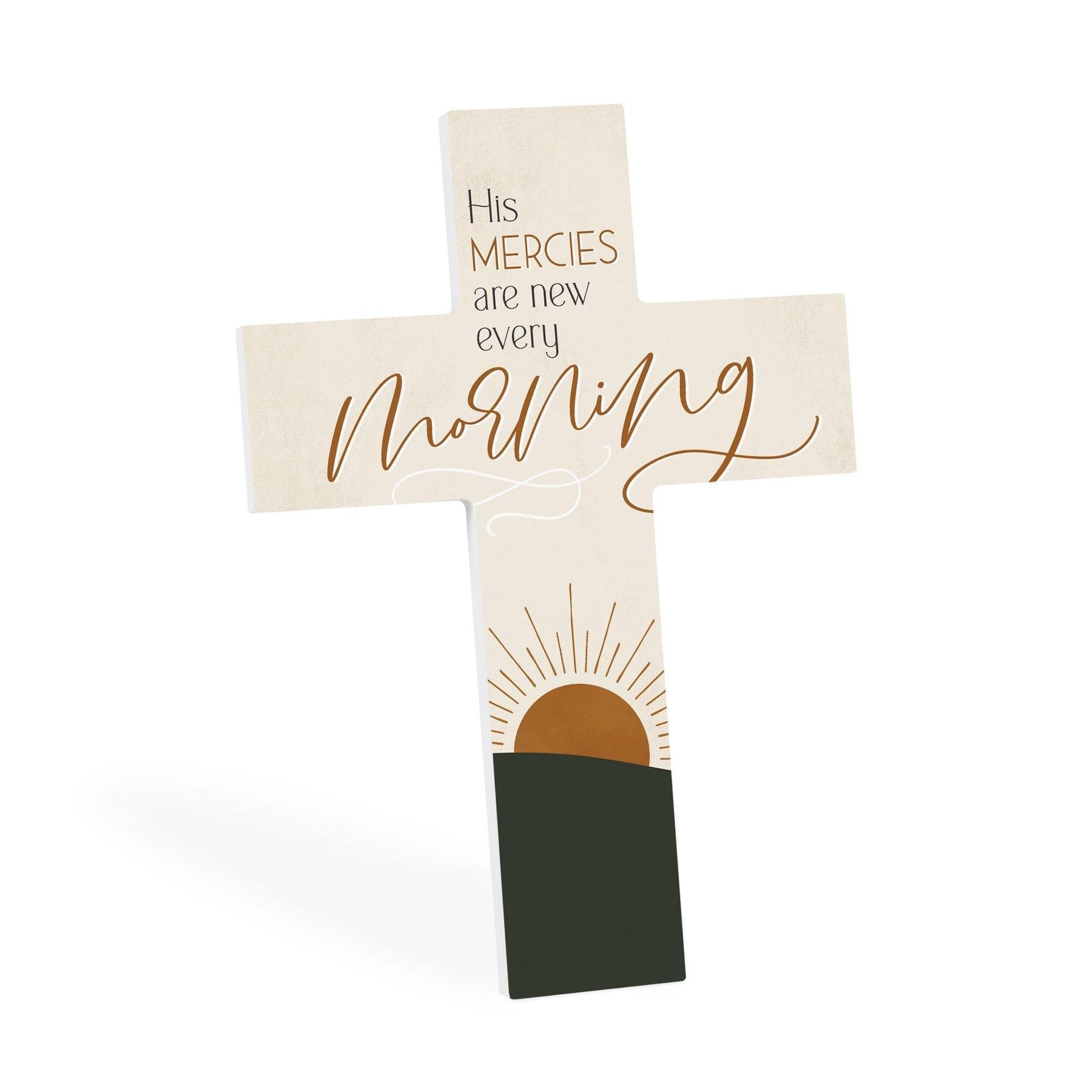 His Mercies Are New Every Morning Cross Décor - Pura Vida Books