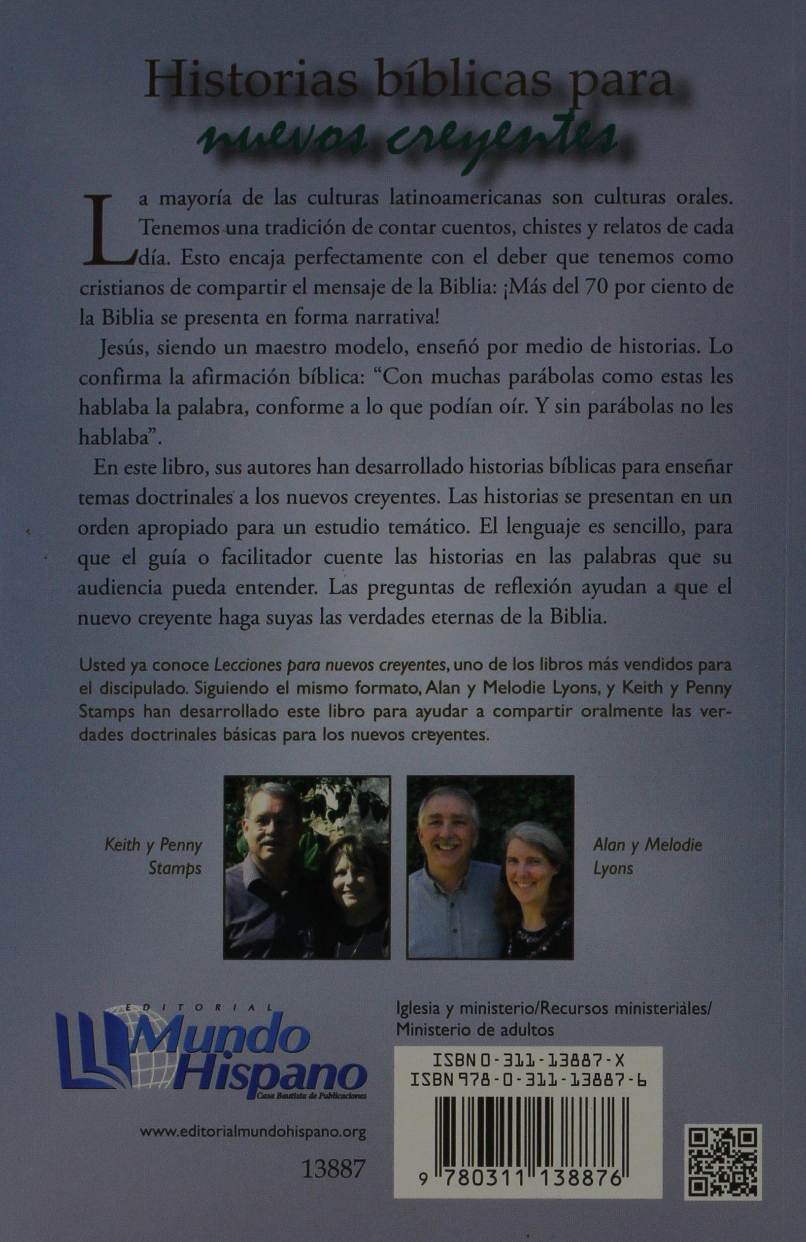 Historias Biblicas para Nuevos Creyentes - Alan y Melodie Lyons, Keith y Penny Stamps - Pura Vida Books