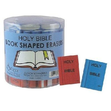 Holy Bible Erasers Red and Blue (Borrador) - Pura Vida Books