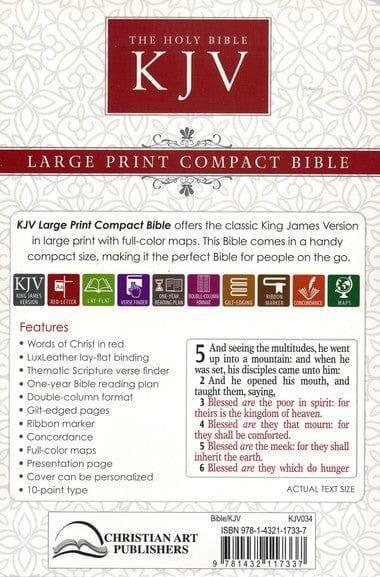 Holy Bible KJV (Marrón-Oscuro) - Pura Vida Books