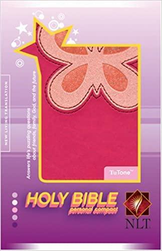 Holy Bible, Personal Compact NLT, TuTone ("Butterfly") - Pura Vida Books