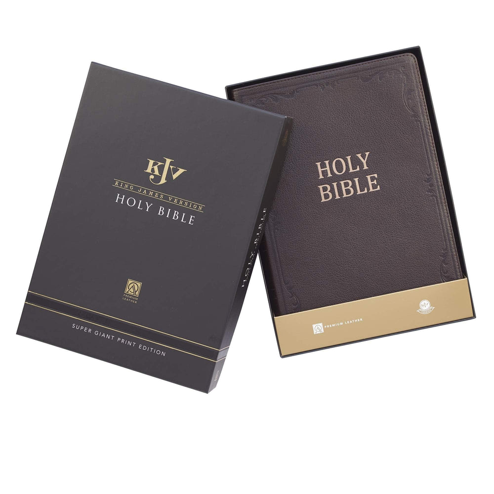 Holy Bible Super Giant (Dark Brown) - Pura Vida Books