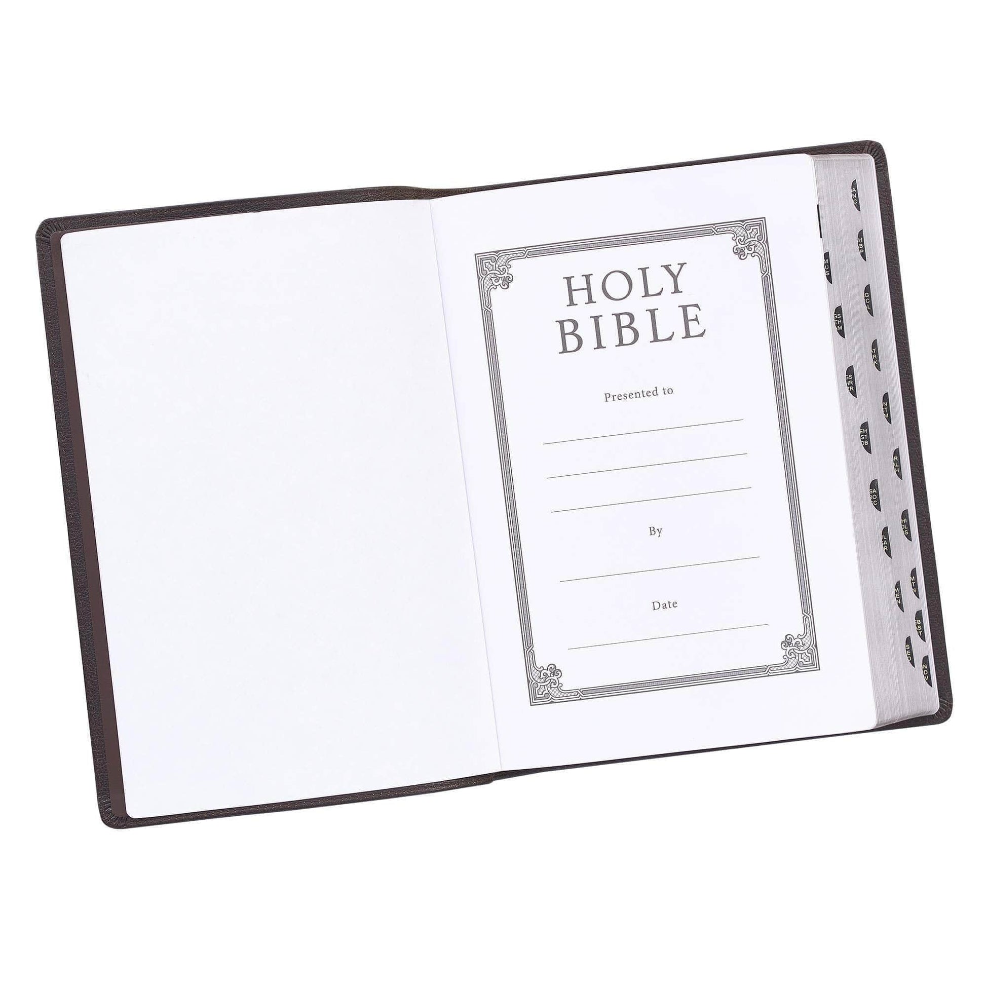 Holy Bible Super Giant (Dark Brown) - Pura Vida Books