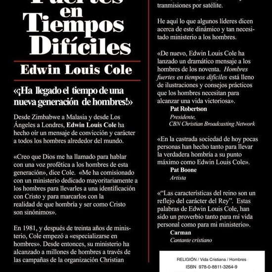 Hombres Fuertes En Tiempos Difíciles - Edwin Louis Cole - Pura Vida Books