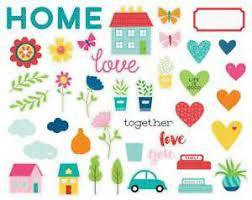 Home Sweet Home Ephemera Words - Pura Vida Books