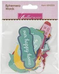 Home Sweet Home Ephemera Words - Pura Vida Books