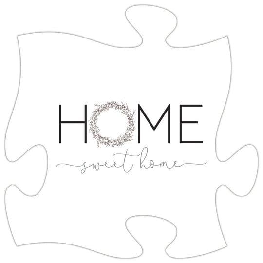 Home Sweet Home Mini Puzzle Piece Décor - Pura Vida Books