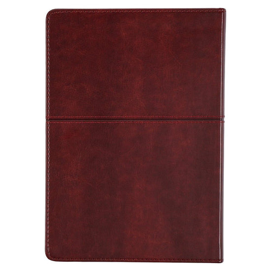 Hope and a Future Chestnut Brown Faux Leather Classic Journal - Jeremiah 29:11 - Pura Vida Books