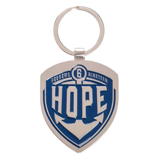 Hope - Hebrews 6:19 Metal Keyring - Pura Vida Books