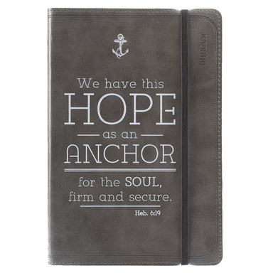 Hope is an Anchor Pewter Flexcover Journal - Hebrews 6:19 - Pura Vida Books