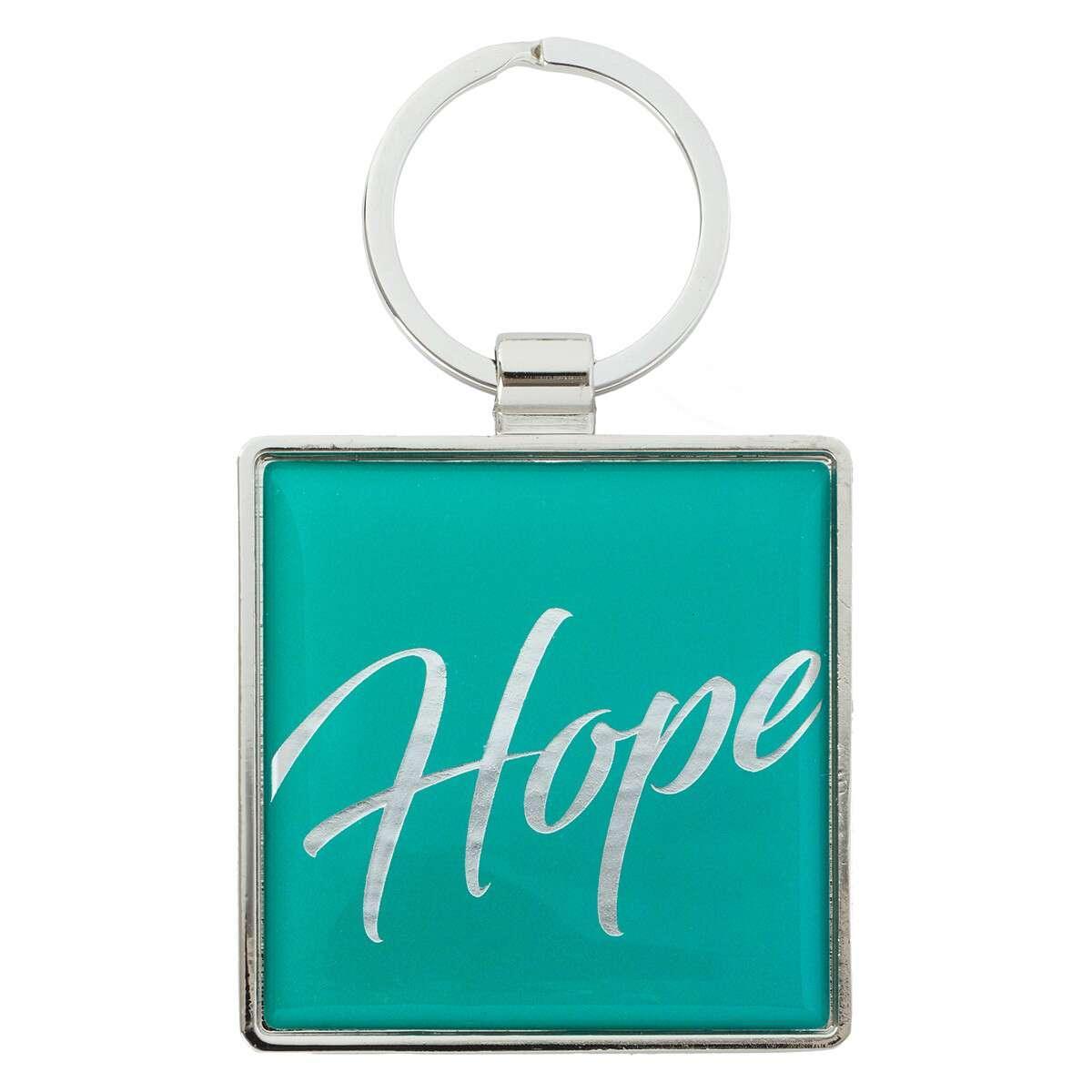 Hope - Psalm 146:5 Metal Keyring - Pura Vida Books