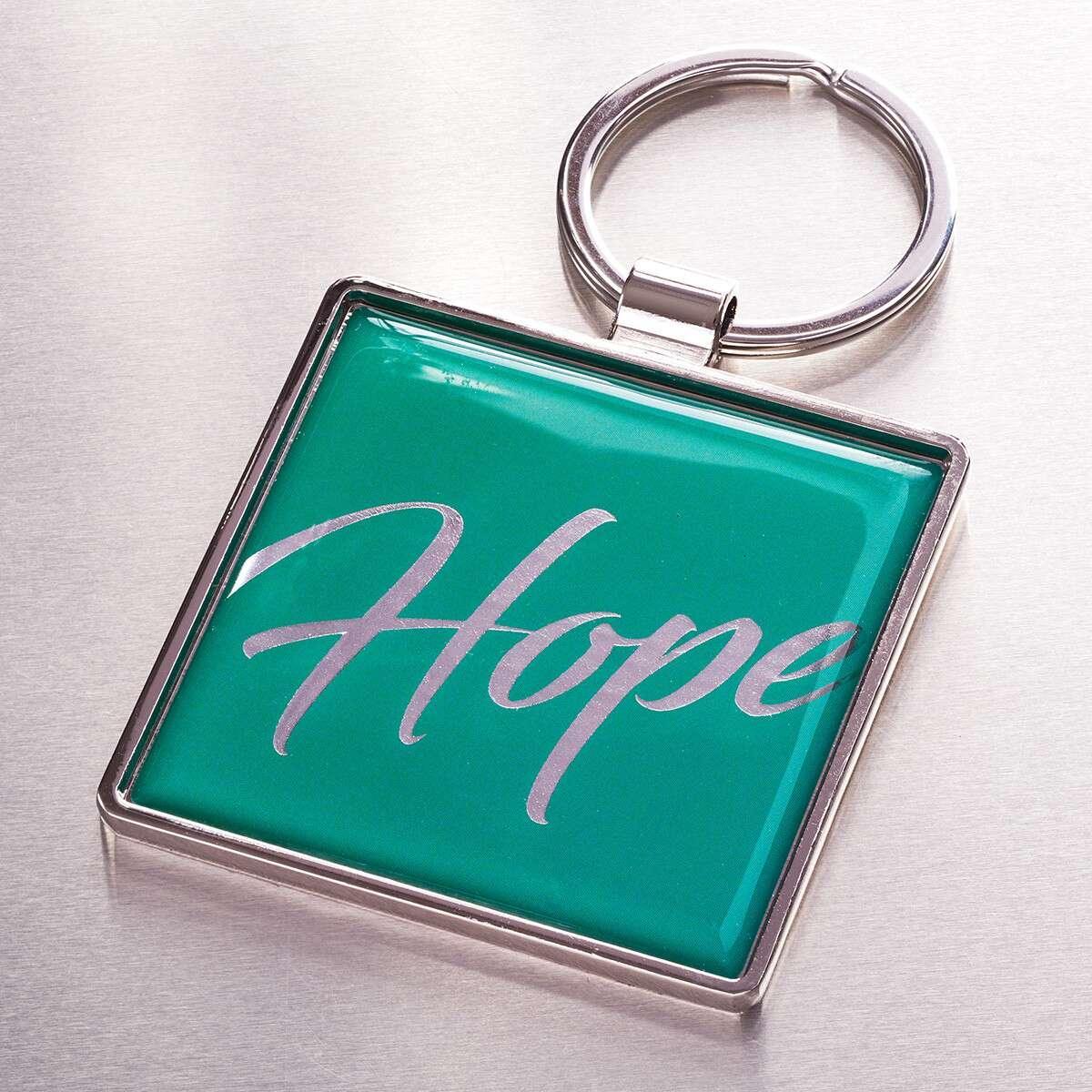 Hope - Psalm 146:5 Metal Keyring - Pura Vida Books