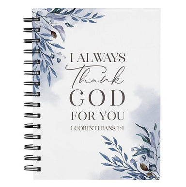 I Always Thank God For You Notebook - Pura Vida Books