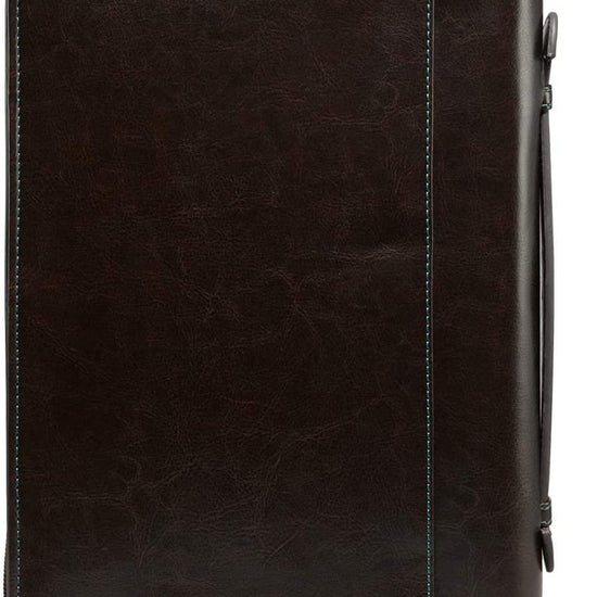 I Can Do Everything Turquoise & Brown Faux Leather Fashion Bible Cover - Philippians 4:13 - Pura Vida Books