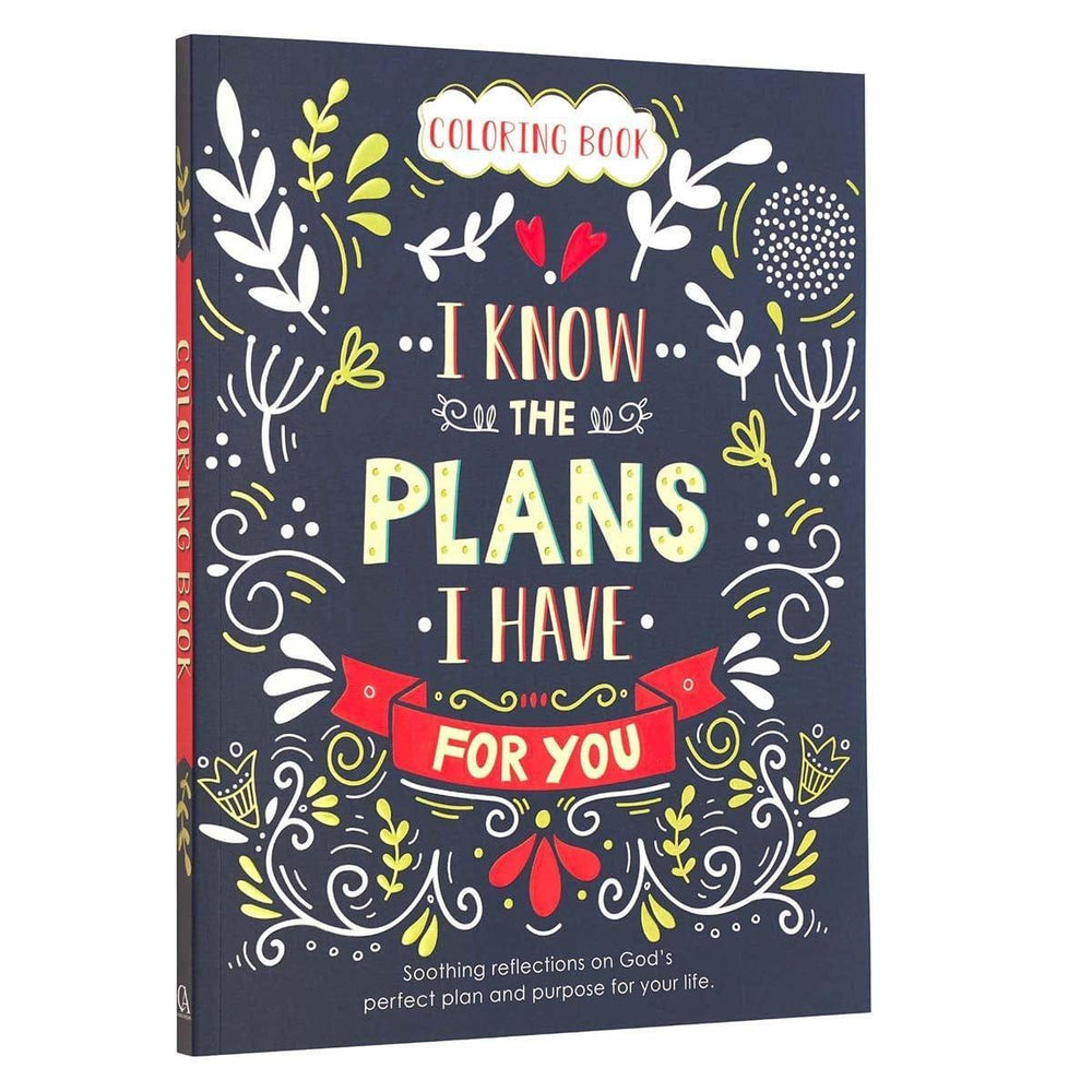 I Know the Plans I Have for You Coloring Book for Adults - Jeremiah 29:11 - Pura Vida Books
