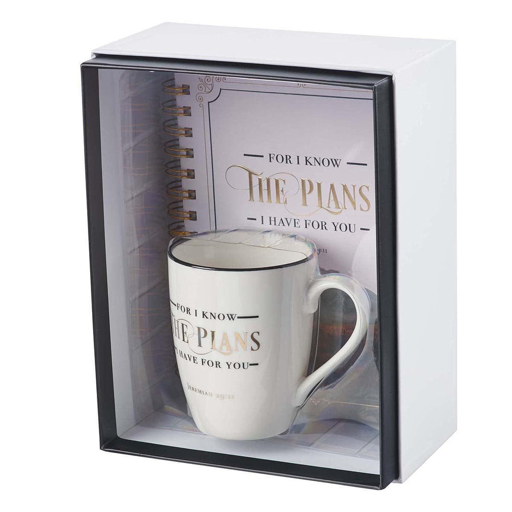 I Know the Plans Journal and Mug Boxed Gift Set - Pura Vida Books