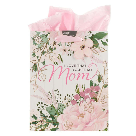 I Love that You're My Mom Medium Gift Bag - Pura Vida Books