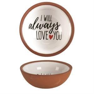 I Will Always Love You Terra Cotta Tray - Pura Vida Books