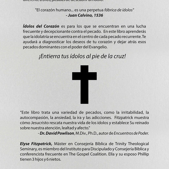Ídolos del Corazón - Elyse Fitzpatrick - Pura Vida Books