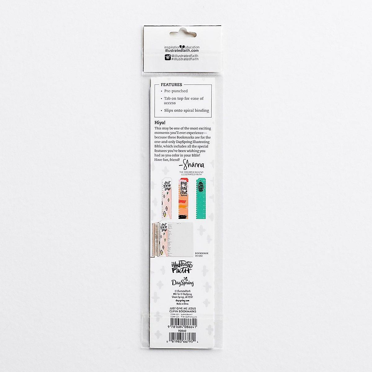 Illustrated Bible Give Me Jesus Clip-in Bookmarks - Pura Vida Books