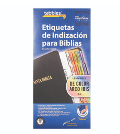 Indice para Biblias Tabbies - Arcoiris - Pura Vida Books