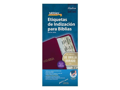 Indice para Biblias Tabbies - Borde Dorado - Pura Vida Books