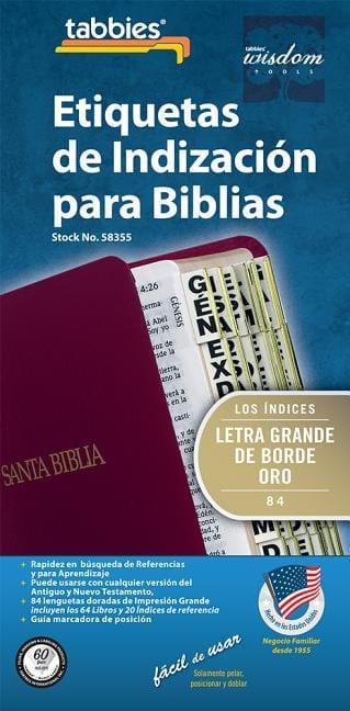 Índices para Biblias (Letra Grande) - Pura Vida Books