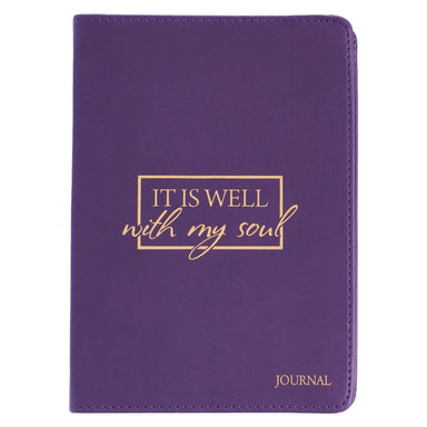 It Is Well With My Soul Handy-Sized LuxLeather Journal - Pura Vida Books