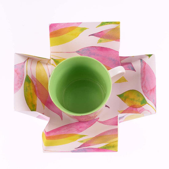 It's the Little Things Citrus Leaves Ceramic Coffee Mug - Pura Vida Books