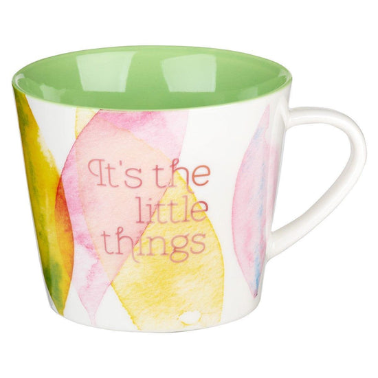 It's the Little Things Citrus Leaves Ceramic Coffee Mug - Pura Vida Books