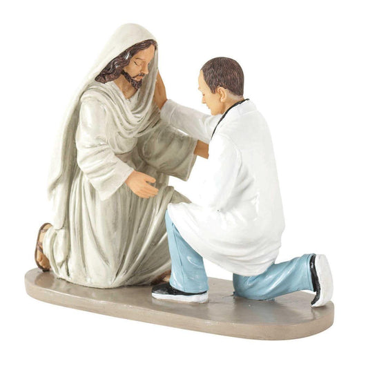 Jesus and Doctor Figurine - Pura Vida Books