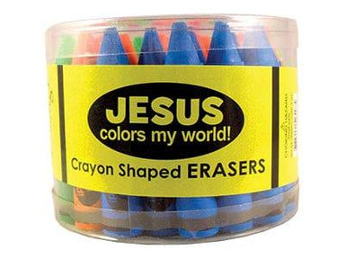 Jesus Colors My World - Crayon Shape - Pura Vida Books